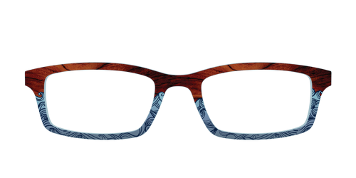 The Blue Wood Waves Crystal - Pair Eyewear