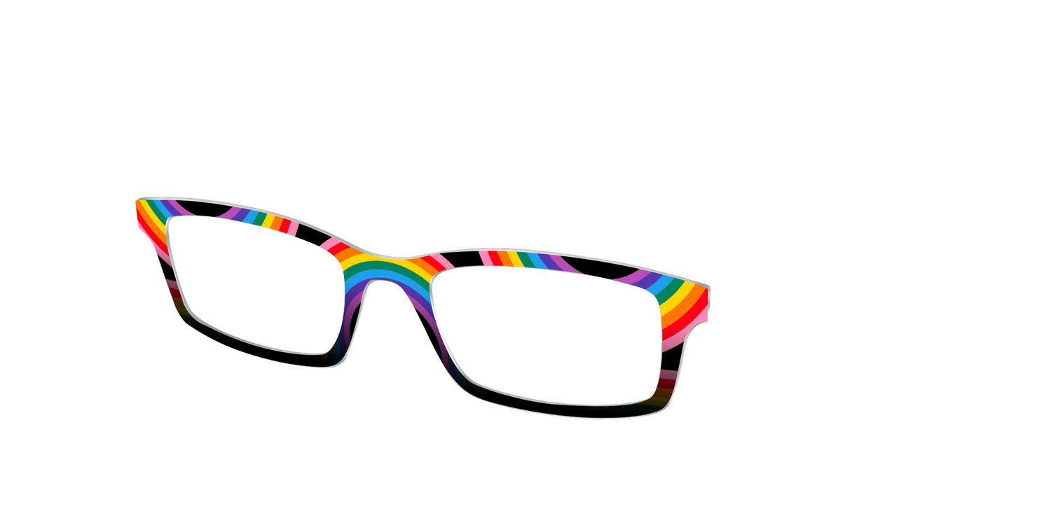 The Bold Blocks - Angle Top Image - Pair Eyewear