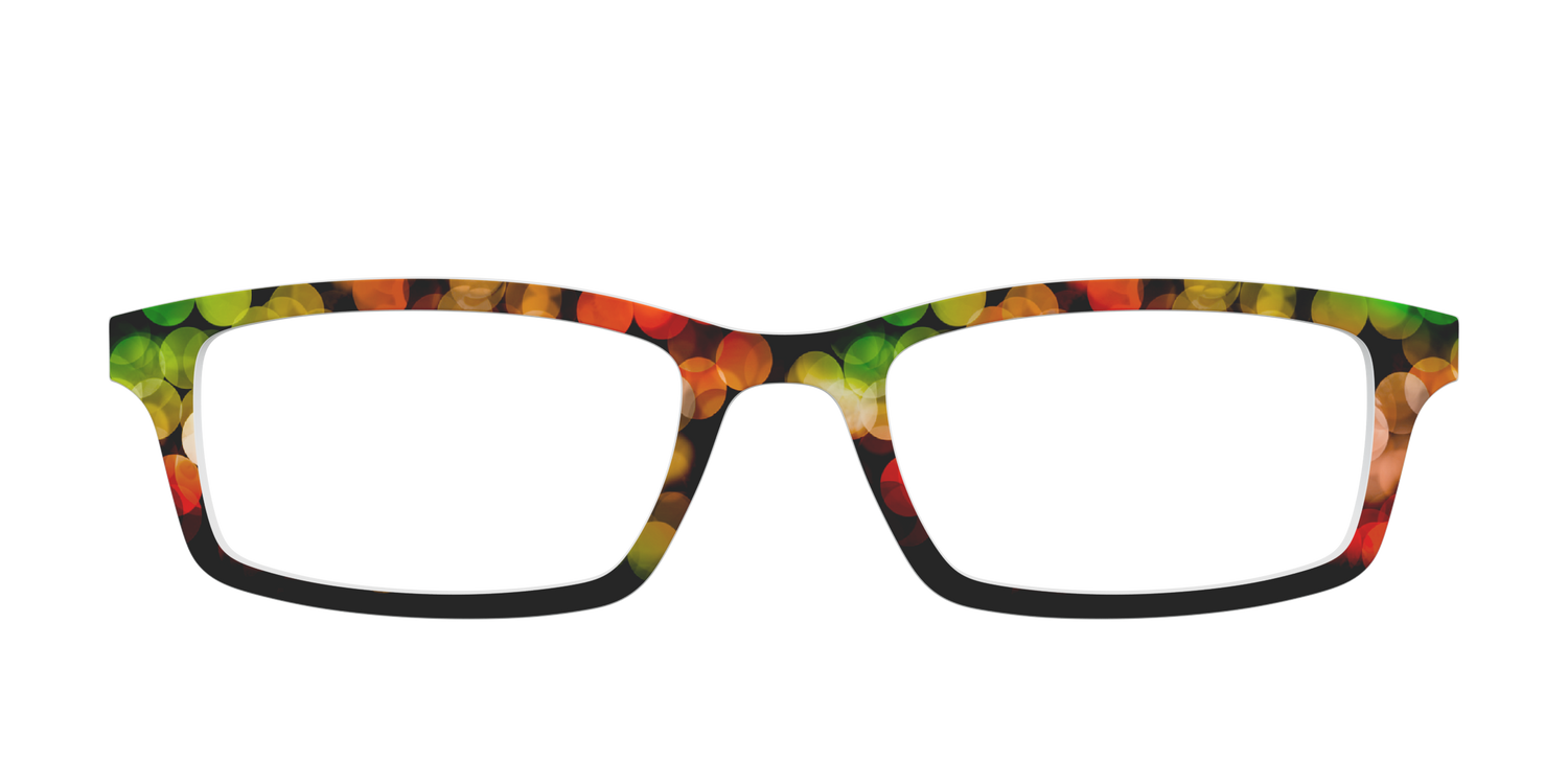 The Boo Bokeh Dots - Front Top Image - Pair Eyewear