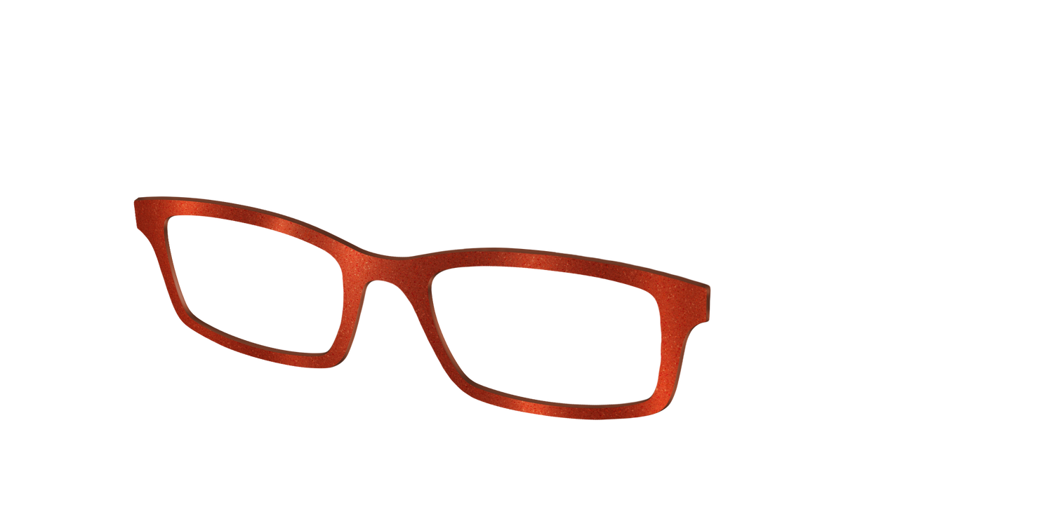The Burnt Orange Shimmer - Angle Top Image - Pair Eyewear