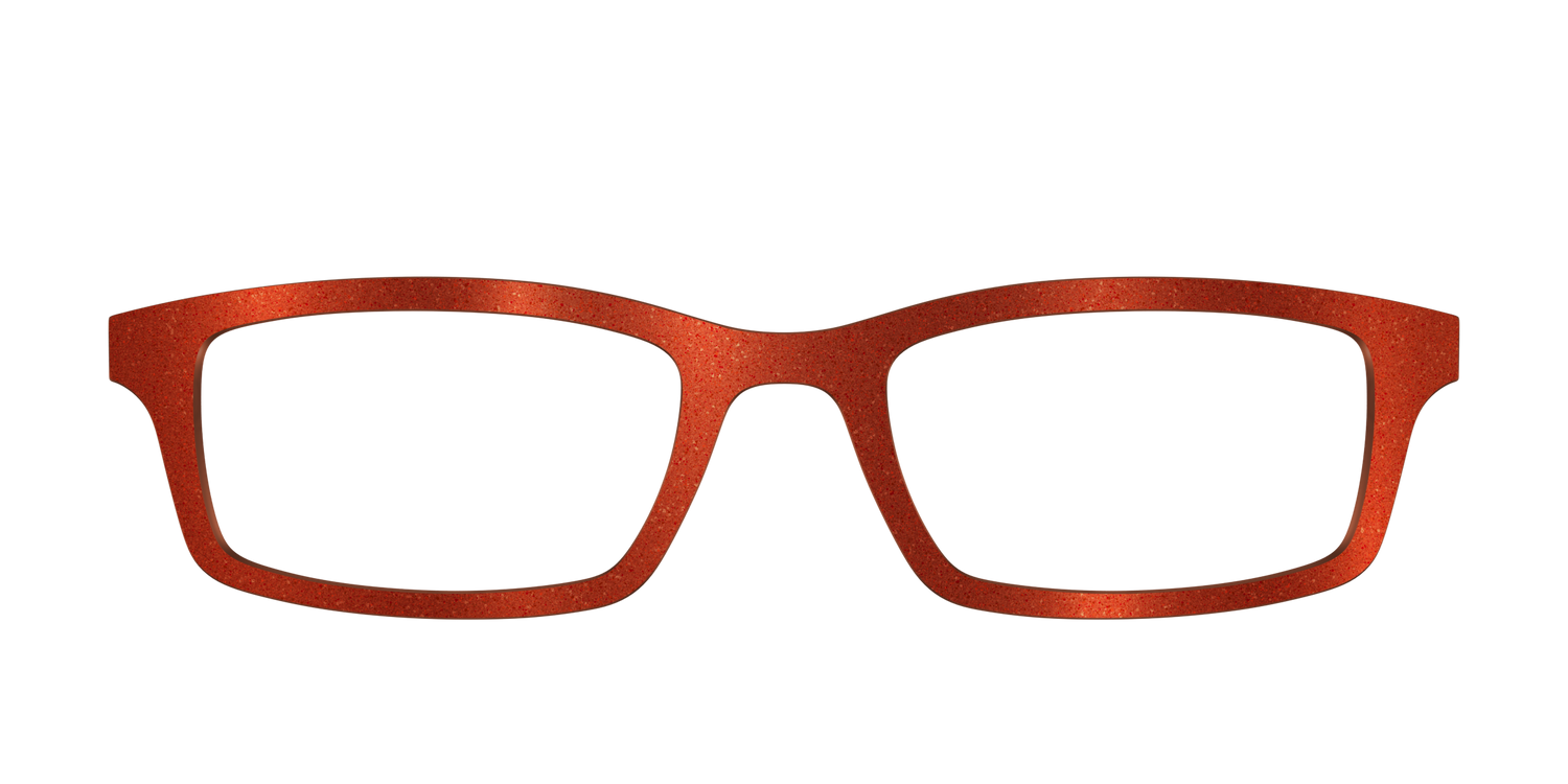 The Burnt Orange Shimmer - Front Top Image - Pair Eyewear