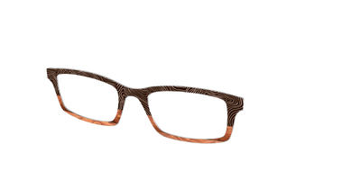 The Cabin Woodgrain Split - Angle Top Thumbnail - Pair Eyewear