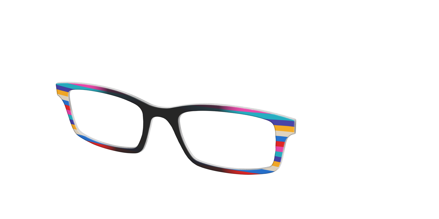 The Cable Stripes - Angle Top Image - Pair Eyewear