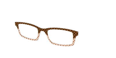 The Cappuccino Check Split - Angle Top Thumbnail - Pair Eyewear
