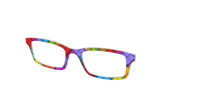 The Carnival Plaid - Angle Top Thumbnail - Pair Eyewear