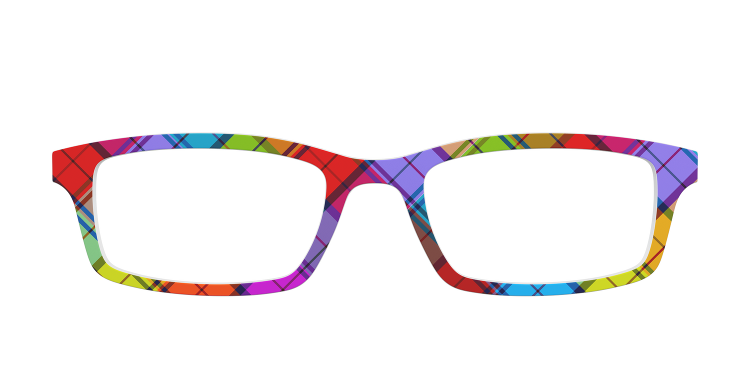 The Carnival Plaid - Front Top Image - Pair Eyewear