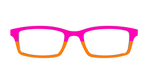 The Cerise and Tangerine Split - Pair Eyewear