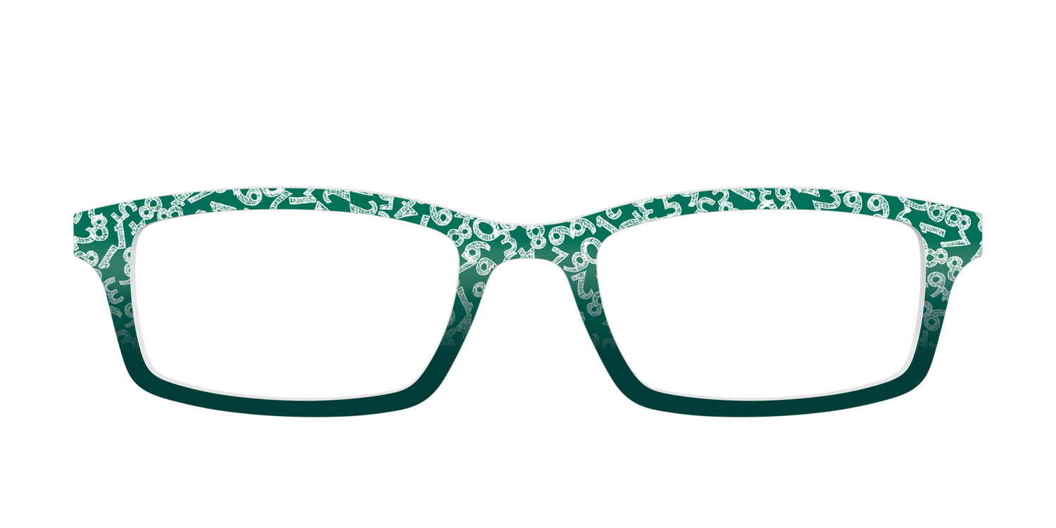 The Chalk Numbers - Front Top Image - Pair Eyewear
