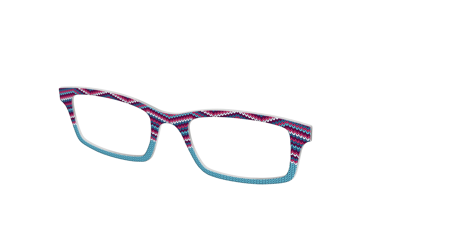 The Chevron Scarf - Angle Top Image - Pair Eyewear