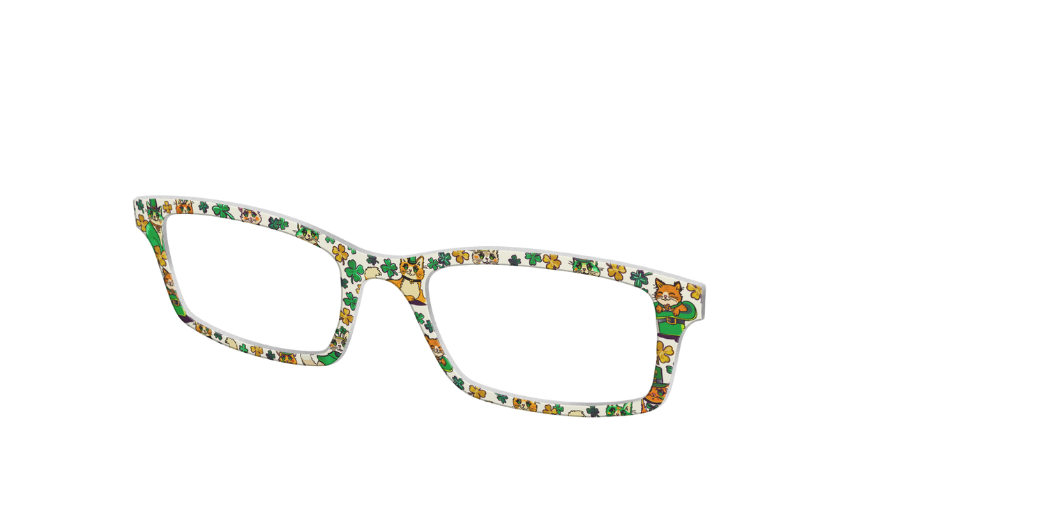 The Clover Cats - Angle Top Image - Pair Eyewear