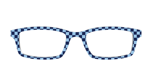The Cobalt Check - Pair Eyewear
