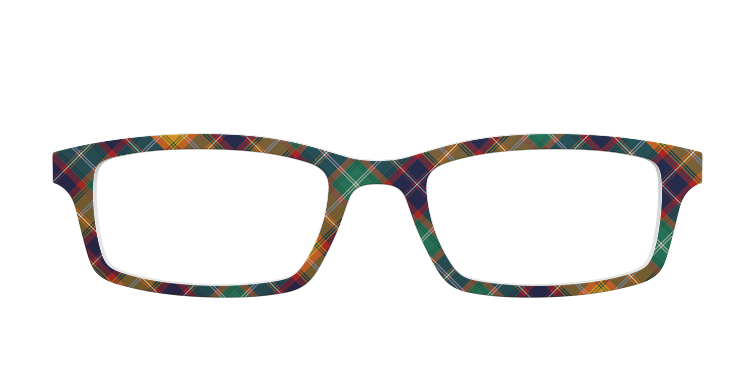 The Collegiate Plaid - Front Top Image - Pair Eyewear