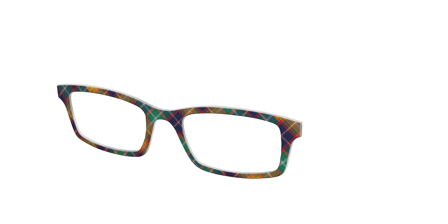 The Collegiate Plaid - Angle Top Image - Pair Eyewear