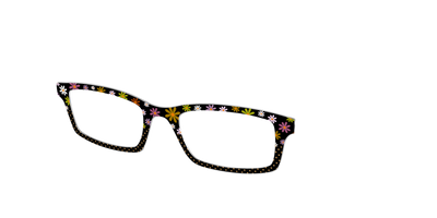 The Daisy Dot Split - Angle Top Thumbnail - Pair Eyewear