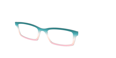 The Deep Sea to Pink Sand Gradient - Angle Top Thumbnail - Pair Eyewear