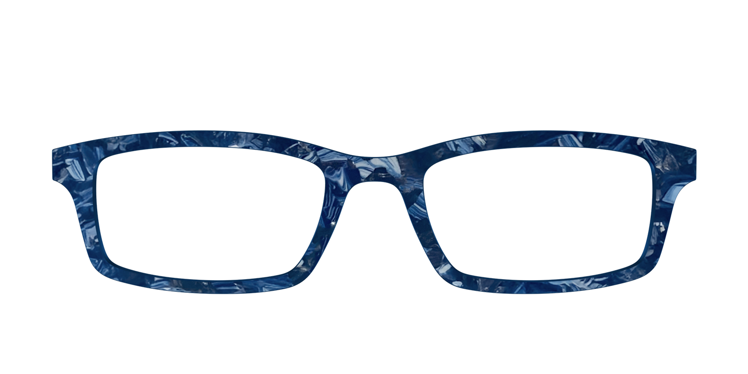 The Deep Slate Pearl Marble - Front Top Image - Pair Eyewear