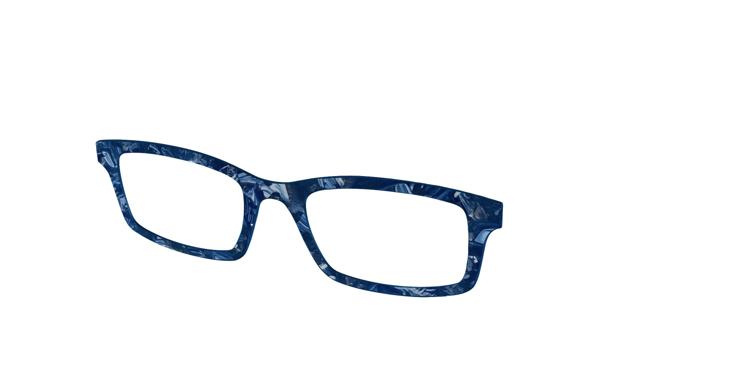 The Deep Slate Pearl Marble - Angle Top Image - Pair Eyewear