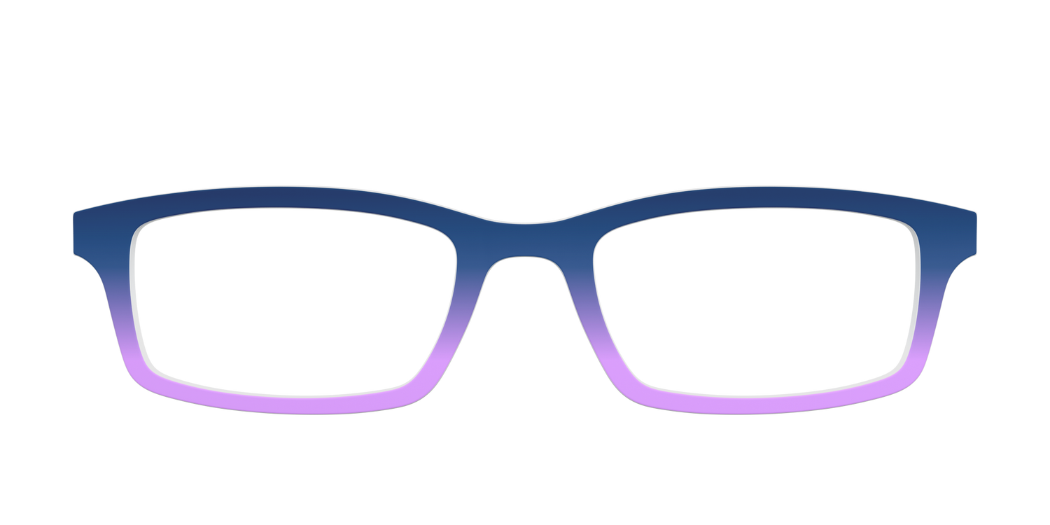 The Dusk to Violet Gradient - Front Top Image - Pair Eyewear
