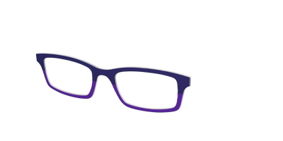 The Eggplant & Grape Split - Angle Top Thumbnail - Pair Eyewear