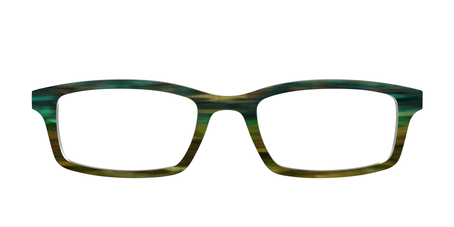 The Emerald Gradient Horn - Front Top Image - Pair Eyewear