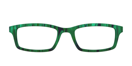 The Emerald Moire Stripes - Pair Eyewear