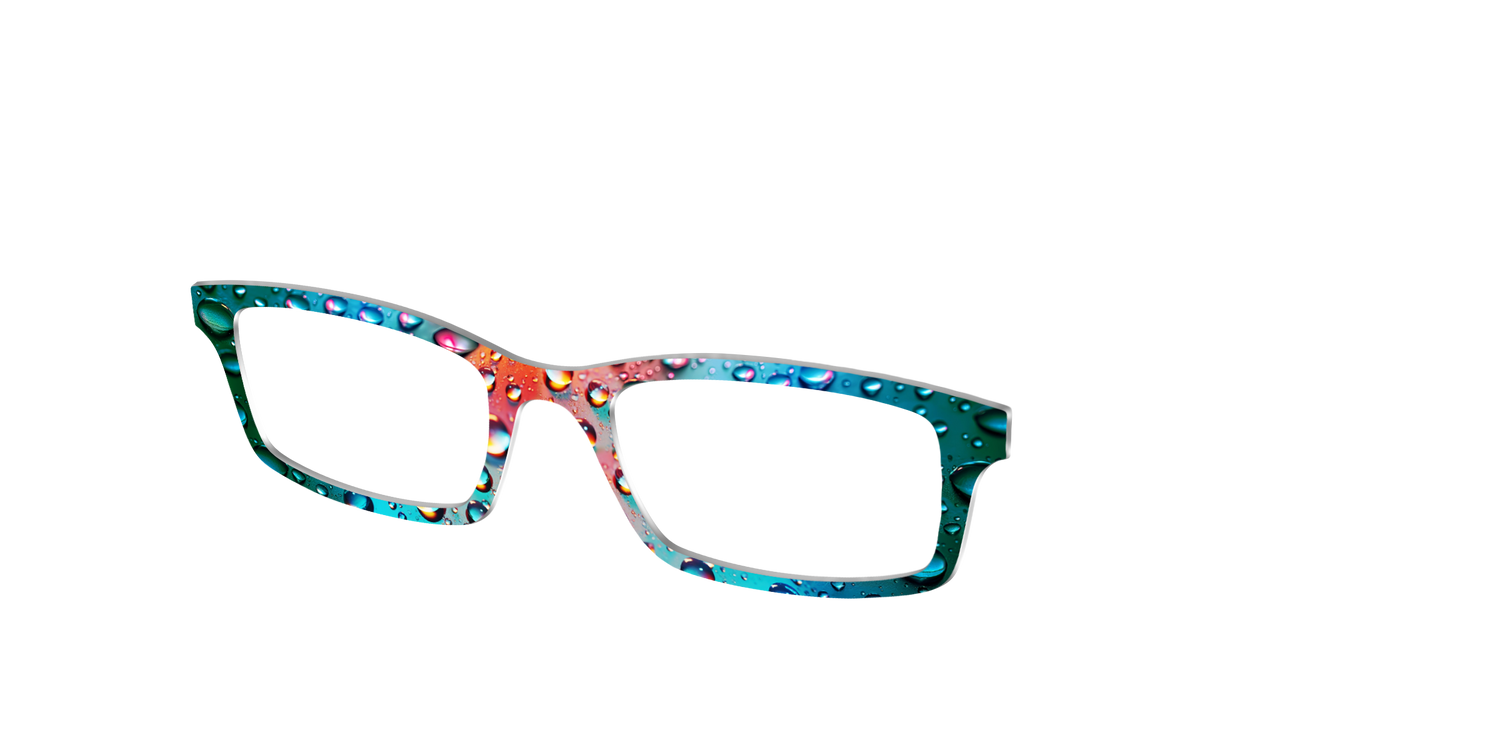 The Ethereal Water Beads - Angle Top Image - Pair Eyewear