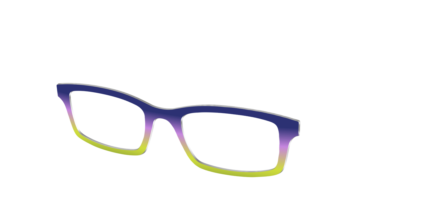 The Everglade Gradient - Angle Top Image - Pair Eyewear