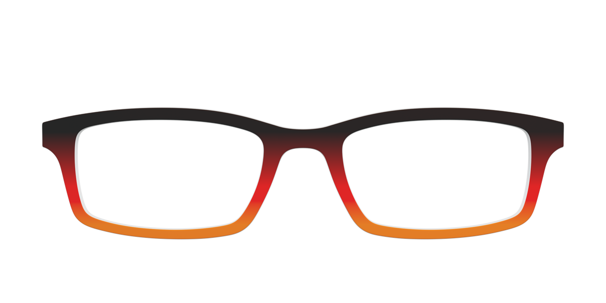 The Espresso to Pumpkin Gradient - Front Top Image - Pair Eyewear