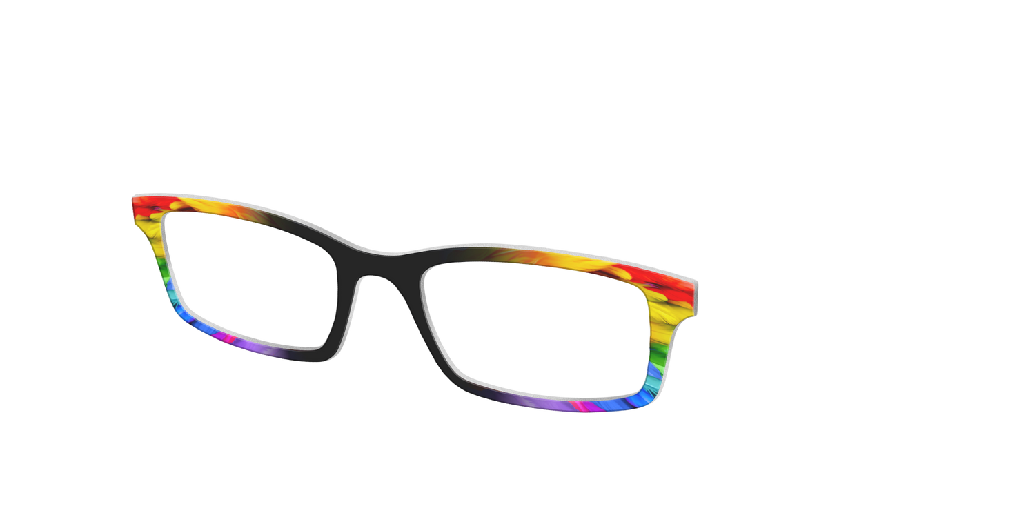 The Fab Feathers - Angle Top Image - Pair Eyewear