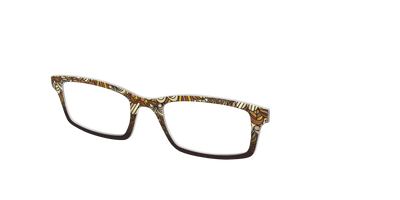 The Feathers Stained Glass - Angle Top Thumbnail - Pair Eyewear