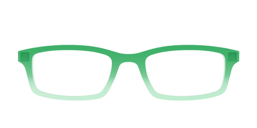 The Fern to Mint Gradient Crystal - Pair Eyewear
