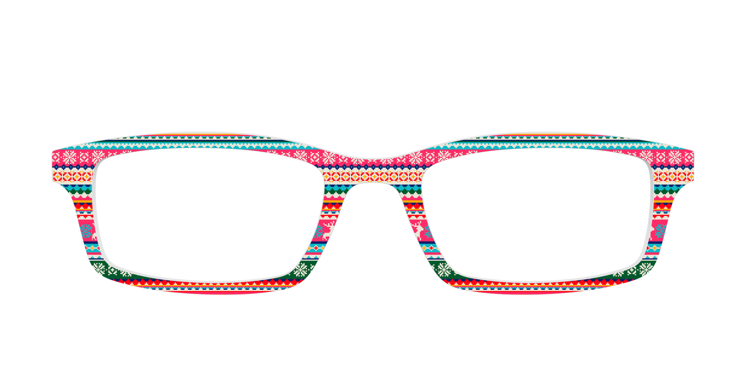 The Festive Fair Isle - Front Top Image - Pair Eyewear