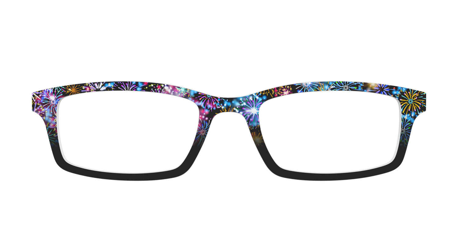 The Firework Fade - Front Top Image - Pair Eyewear