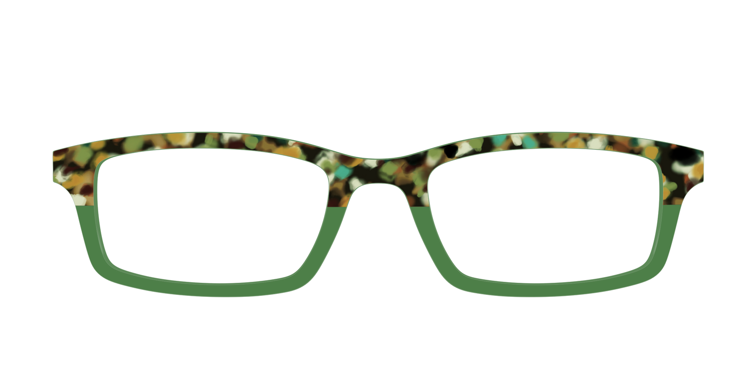 The Forest Tortoise Crystal Split - Front Top Image - Pair Eyewear