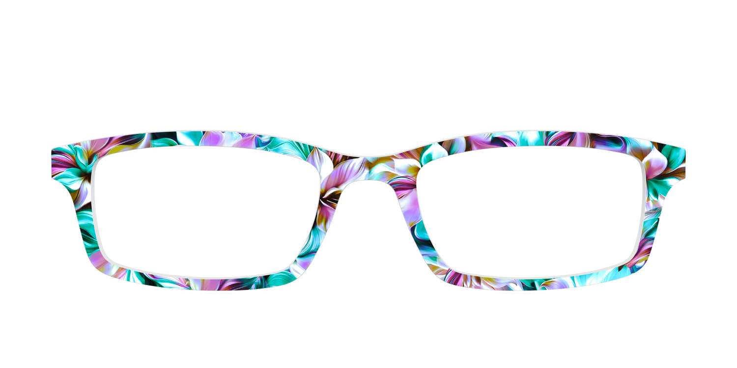 The Frosted Petals - Front Top Image - Pair Eyewear