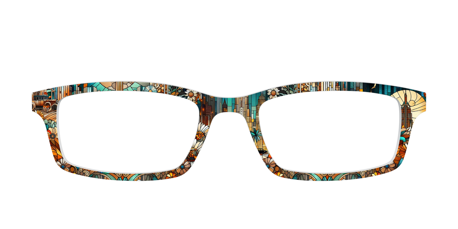 The Gatsby Stained Glass - Front Top Image - Pair Eyewear
