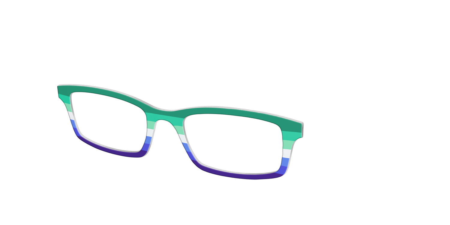 The Gay Men Flag - Angle Top Image - Pair Eyewear