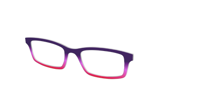 The Grape to Punch Gradient - Angle Top Thumbnail - Pair Eyewear