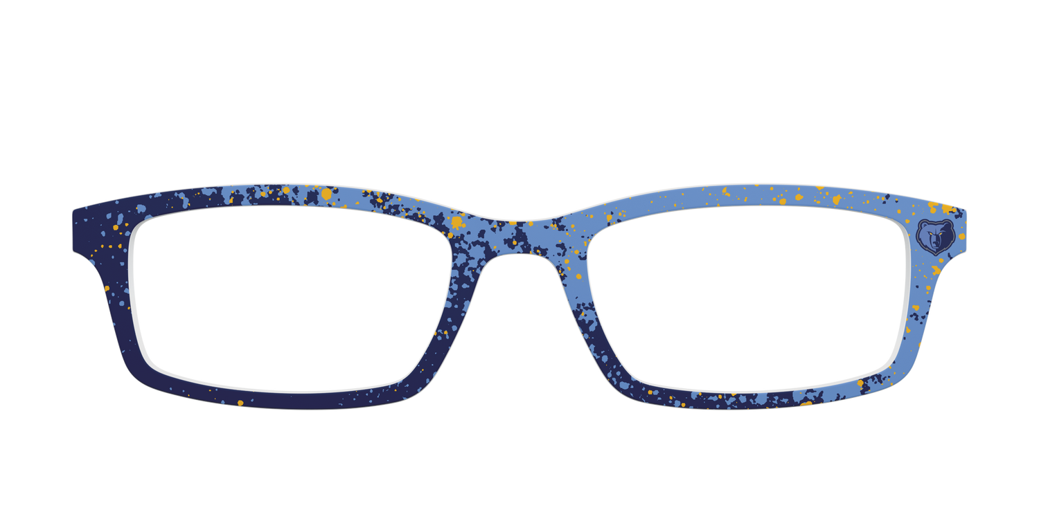 The Grizzlies Splatter - Front Top Image - Pair Eyewear