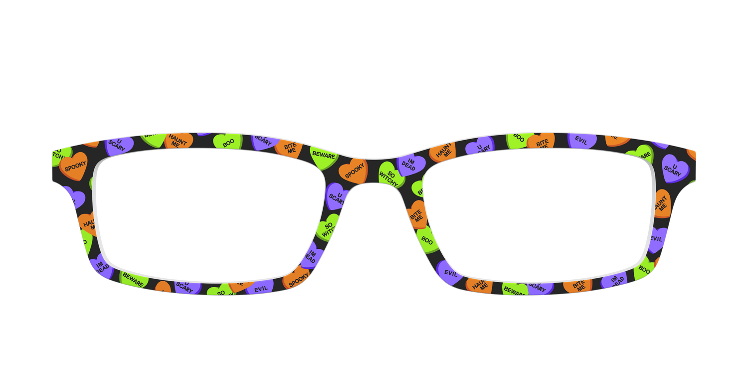 The Halloween Candy Hearts - Front Top Image - Pair Eyewear