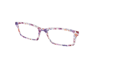 The Holographic Milky Floral - Angle Top Thumbnail - Pair Eyewear