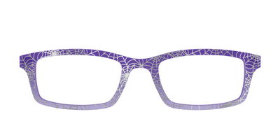 The Holographic Purple Webbed Crystal - Front Top Thumbnail - Pair Eyewear