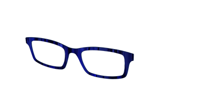 The Indigo Moire Stripes - Angle Top Thumbnail - Pair Eyewear