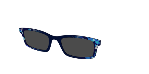The Polarized Indigo Tortoise Sun Top - Secondary Image - Pair Eyewear