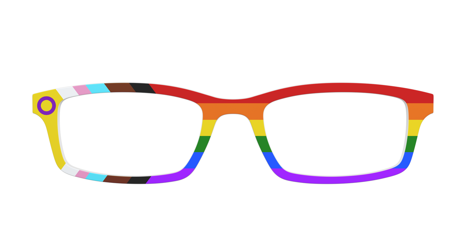 The Intersex Inclusive Pride Flag - Front Top Image - Pair Eyewear