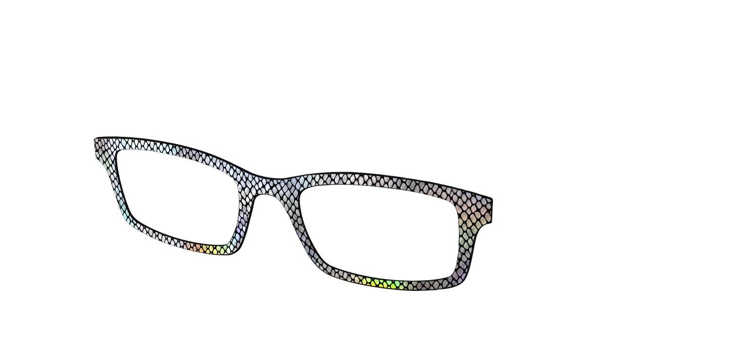 The Iridescent Serpent - Angle Top Image - Pair Eyewear