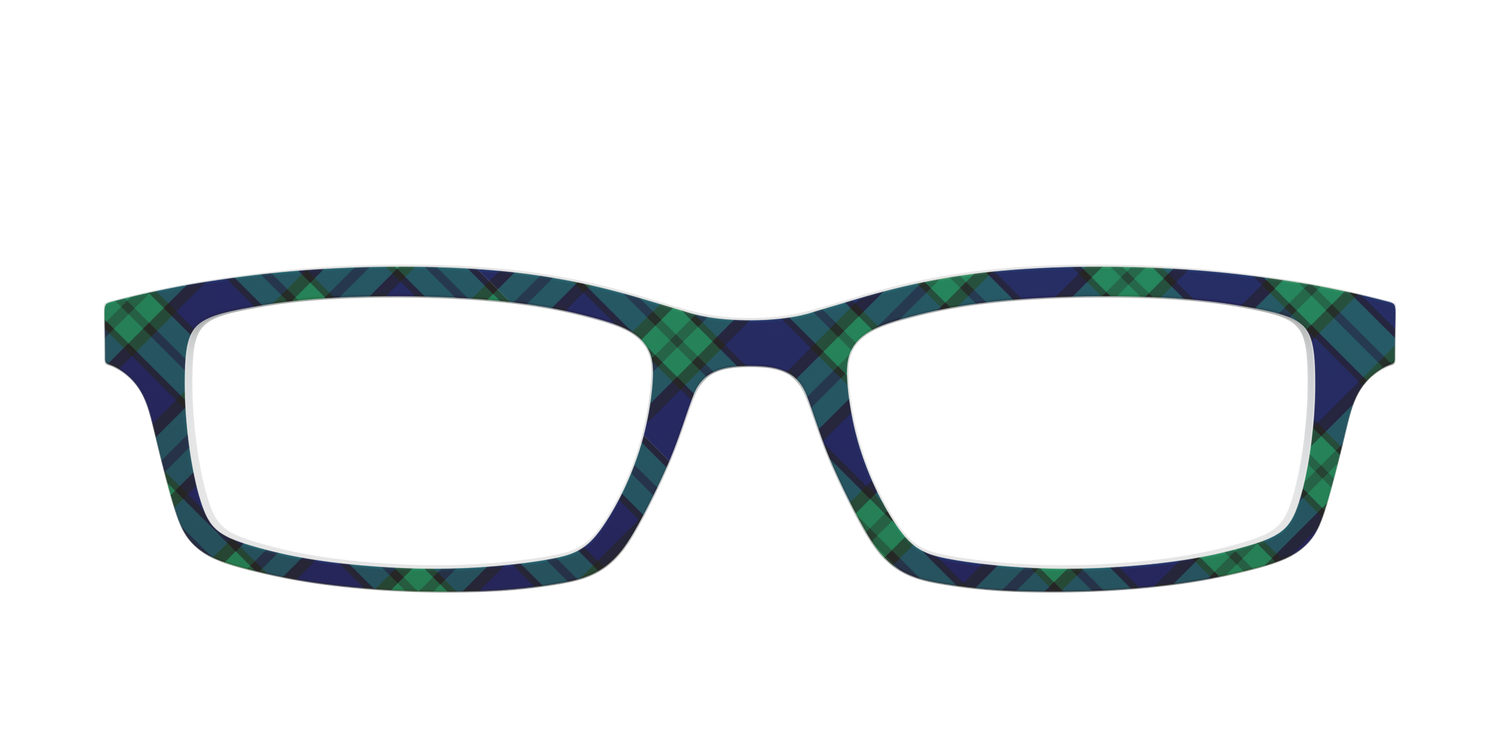 The Irish Plaid - Front Top Image - Pair Eyewear