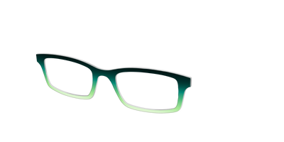 The Jade to Chartreuse Gradient - Angle Top Thumbnail - Pair Eyewear