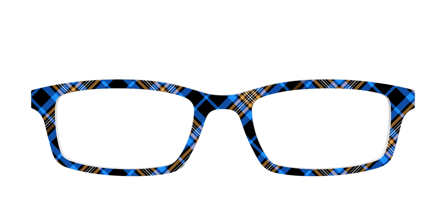 The Lavish Plaid - Front Top Image - Pair Eyewear