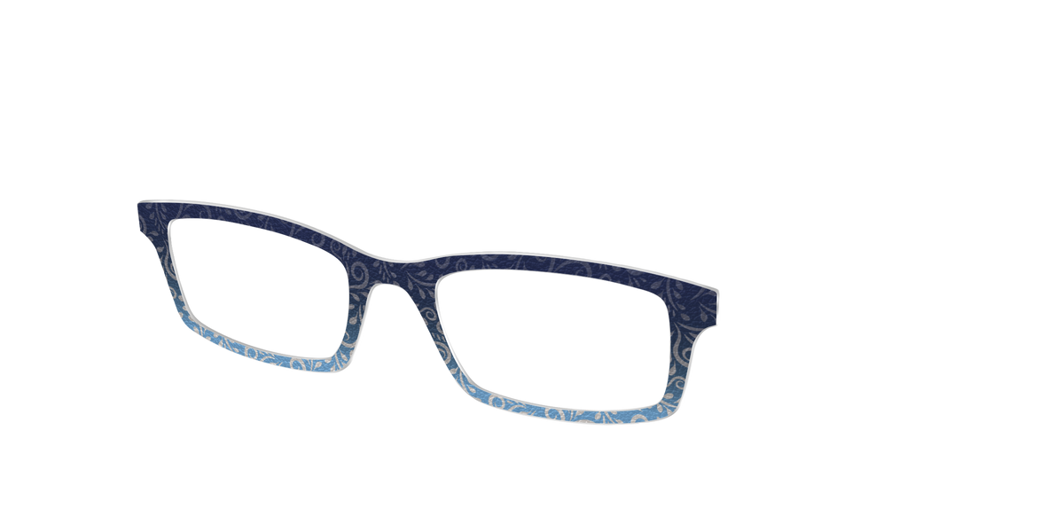 The Leather Leafwork - Angle Top Image - Pair Eyewear